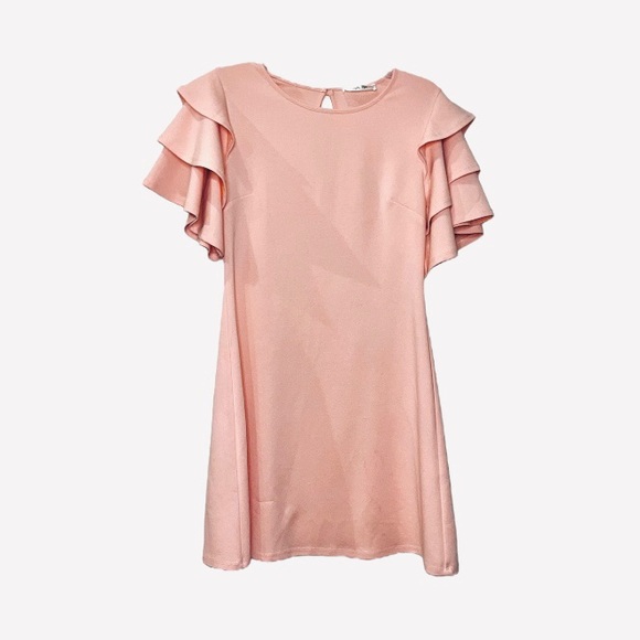 STEPS NY Statement Sleeve Shift Dress - Picture 1 of 6